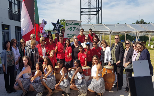 Ministra Muñoz en liceo