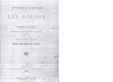 Pedro Figari, Ley Agraria