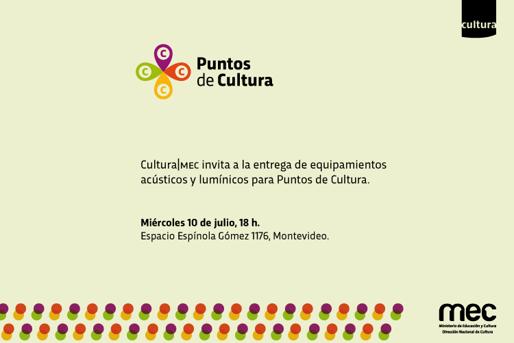 Invitación Puntos de Cultura