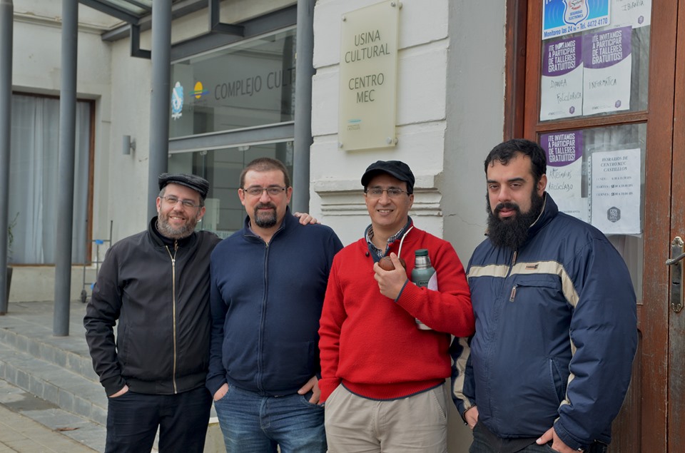 en la foto se encuentran técnicos de la Usina Castillos 