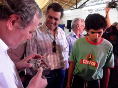 Ehrlich en la fábrica de ladrillo vidriado