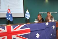 charla  programa becas