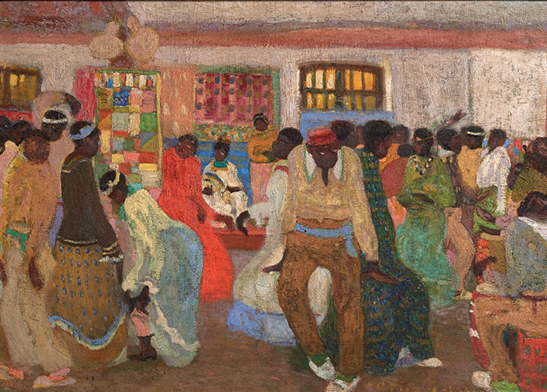 Pedro Figari. Candombe, óleo sobre tela, 56 x 78 cm, 1921