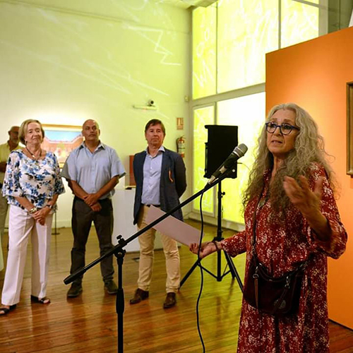 Virginia Patrone y una noche de celebración