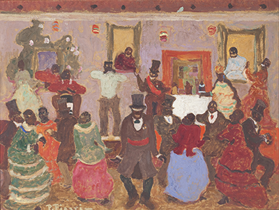 Pedro Figari. Candombe, s/f. Óleo sobre cartón, 62 x 82 cm. Colección Museo Figari.