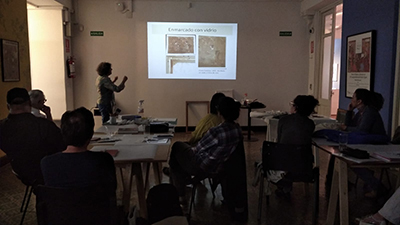 curso-taller de enmarcado museológico