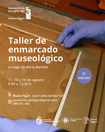 Taller de enmarcado museológico