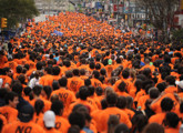 grupo de corredores
