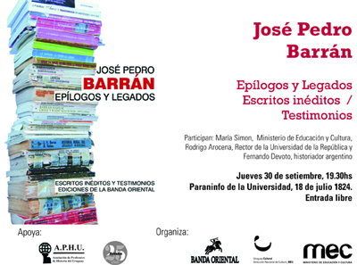 Invitación homenaje a Barrán