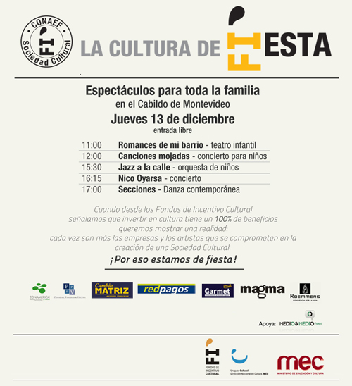 Invitación Fiesta de cierre