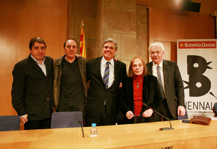 Autoridades y Cristina Peri Rossi