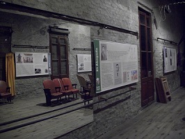 Banners en el centro de artes Escaparate