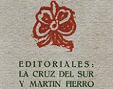 Portada de ediciones La cruz del sur y Martín Fierro