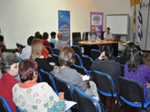 Hugo Achugar Director Nacional de Cultura en la primera videoconferencia del ciclo