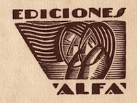 Logo de ediciones Alfa