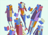 Parte del logotipo- afiche de la feria