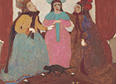 cuadro de Pedro Figari. El consuelo