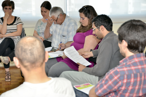 Organizadores de las Expo Educa 2014 en reunión