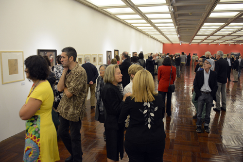 Público en exposición 