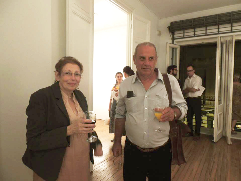 Los artistas Blanca Villamíl y Juan José Núñez