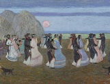 Dia de trilla. Pedro Figari