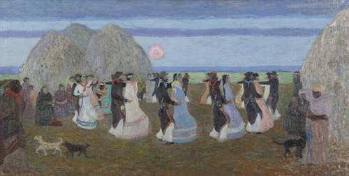 Día de Trilla Óleo sobre lienzo 65 x 126 cm, c. 1922. 