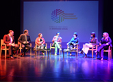 Autoridades durante la presentación de las actividades