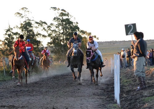 carrera de caballos